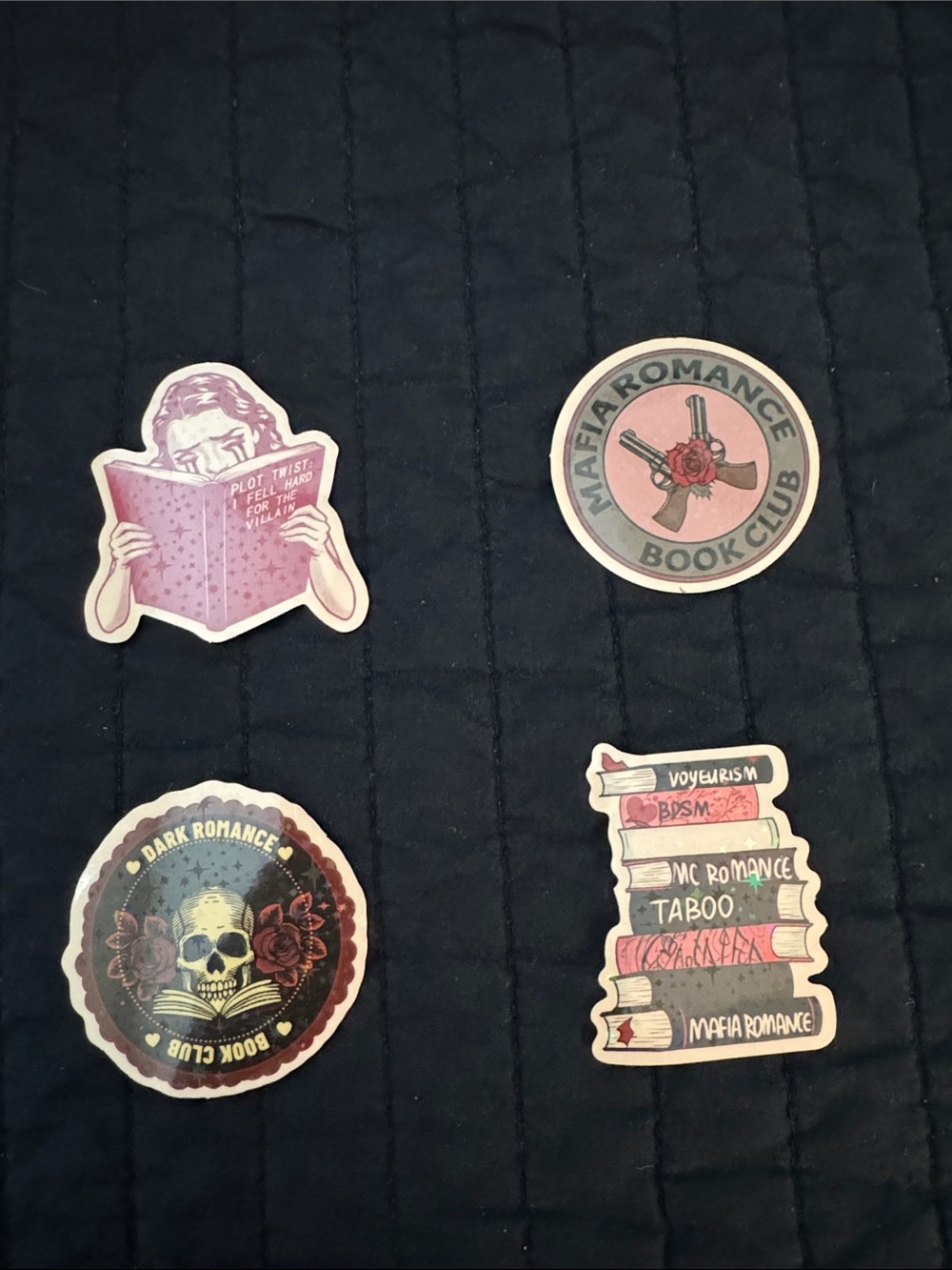 Bundle of 20 Dark Romance Bookish Stickers - Picture 6 of 6